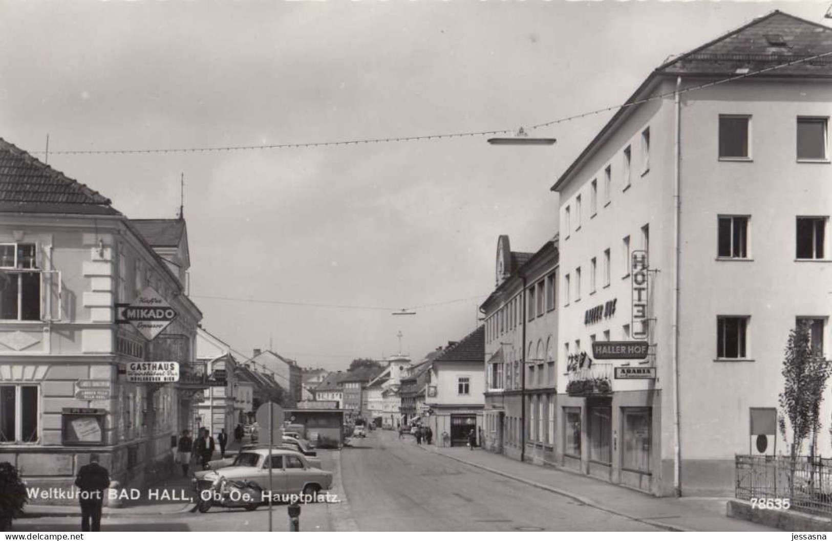 AK - OÖ - Bad Hall - Ortsansicht Mit Alten Geschäften - 1968 - Bad Hall