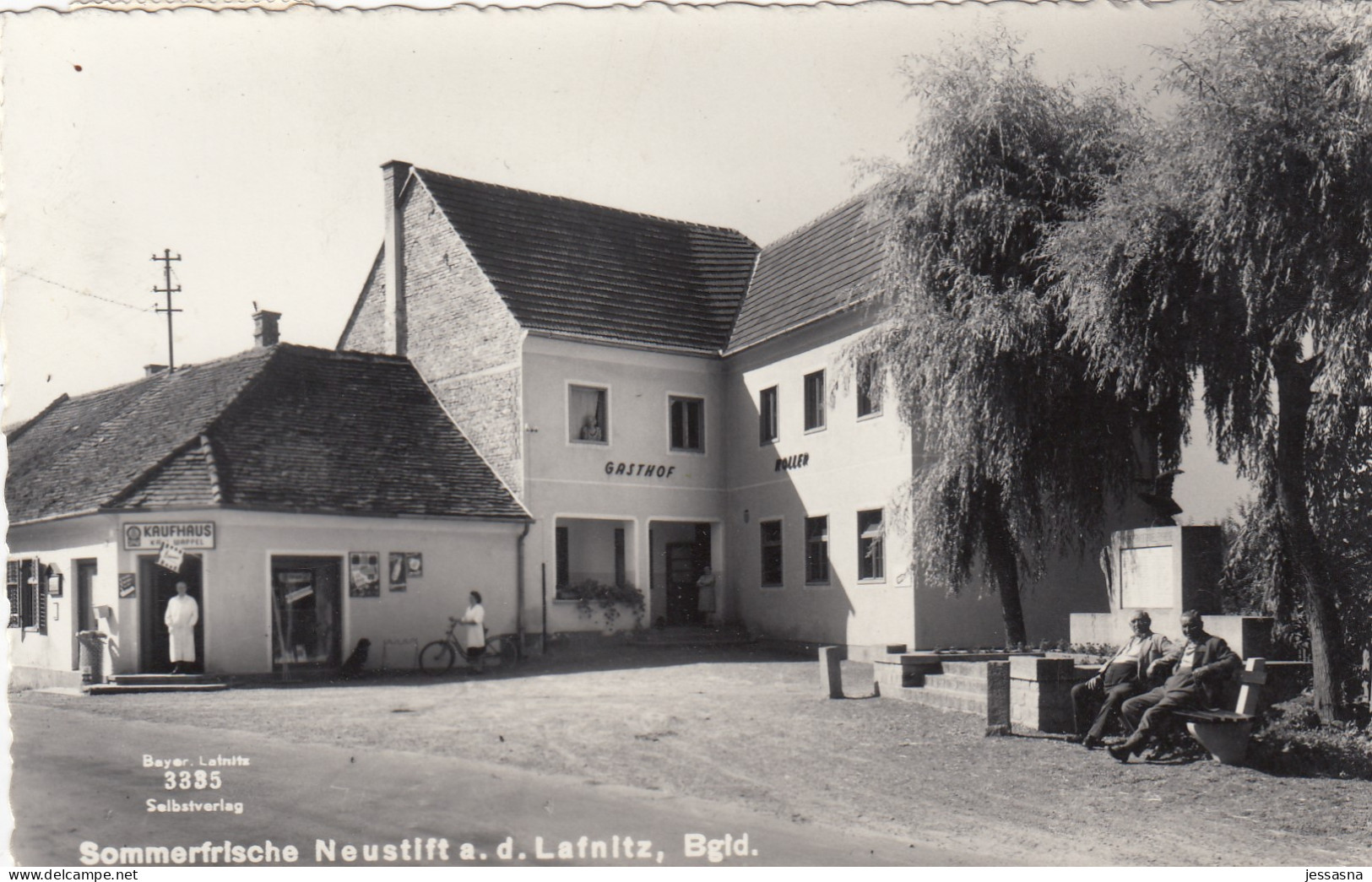 AK - Burgenland - Neustift A. D. Lafnitz Mit Alten Gasthof U- Ehemaligen Kaufhaus - 1960 - Oberwart