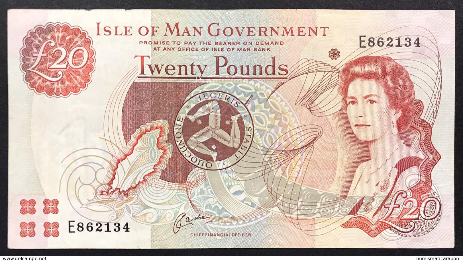 ISLE OF MAN 20 POUND 2000 Pick#45a Lotto.1118 - 20 Pounds