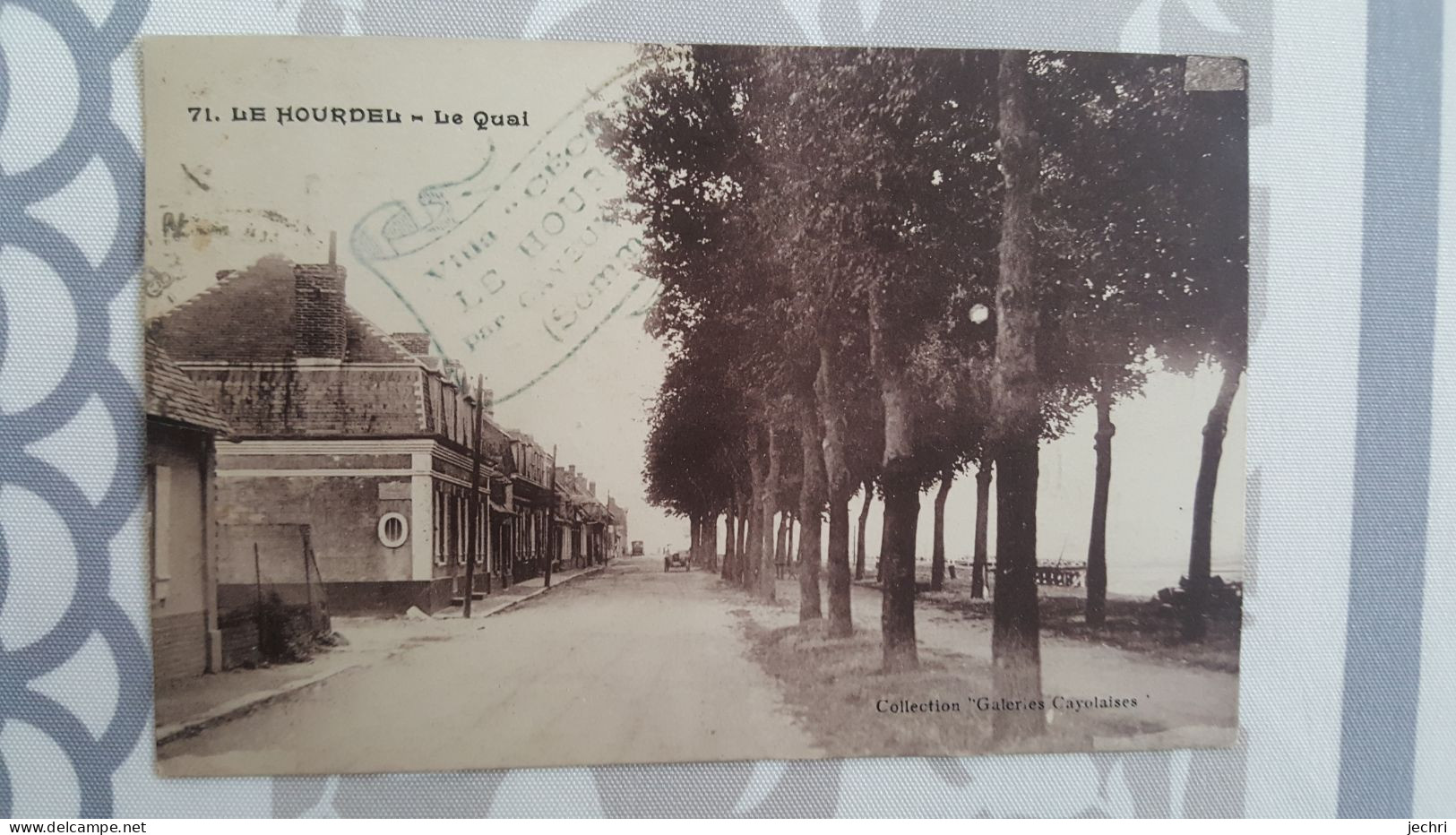 Le Hourdel , Le Quai , Cachet Publicitée - Le Hourdel