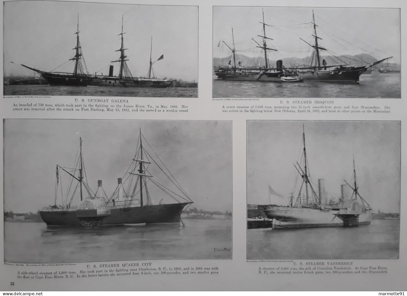 THE UNITED STATES NAVY FROM THE REVOLUTION TO DATE MARINE DE GUERRE AMERICAINE US NAVY - Autres & Non Classés