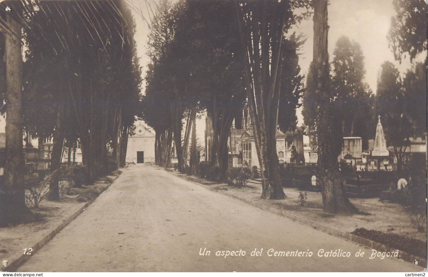 COLOMBIA UN ASPECTO DEL CEMENTERIO CATOLICO DE BOGOTA COLOMBIE - Colombie