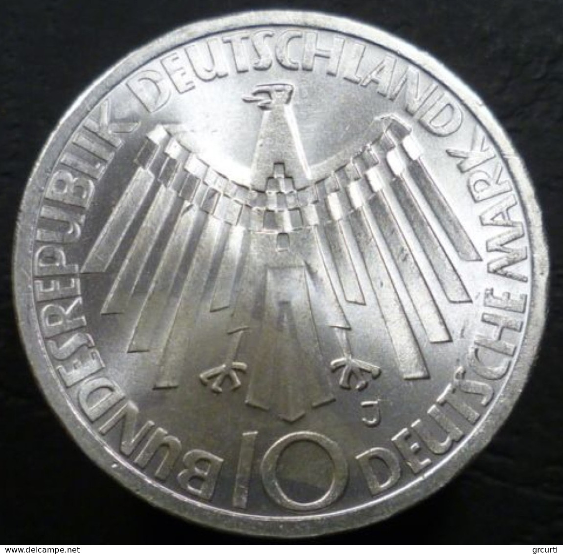 Germania - RFT - 10 Mark 1972J - Olimpiadi Di Monaco - KM# 130 - 10 Marcos