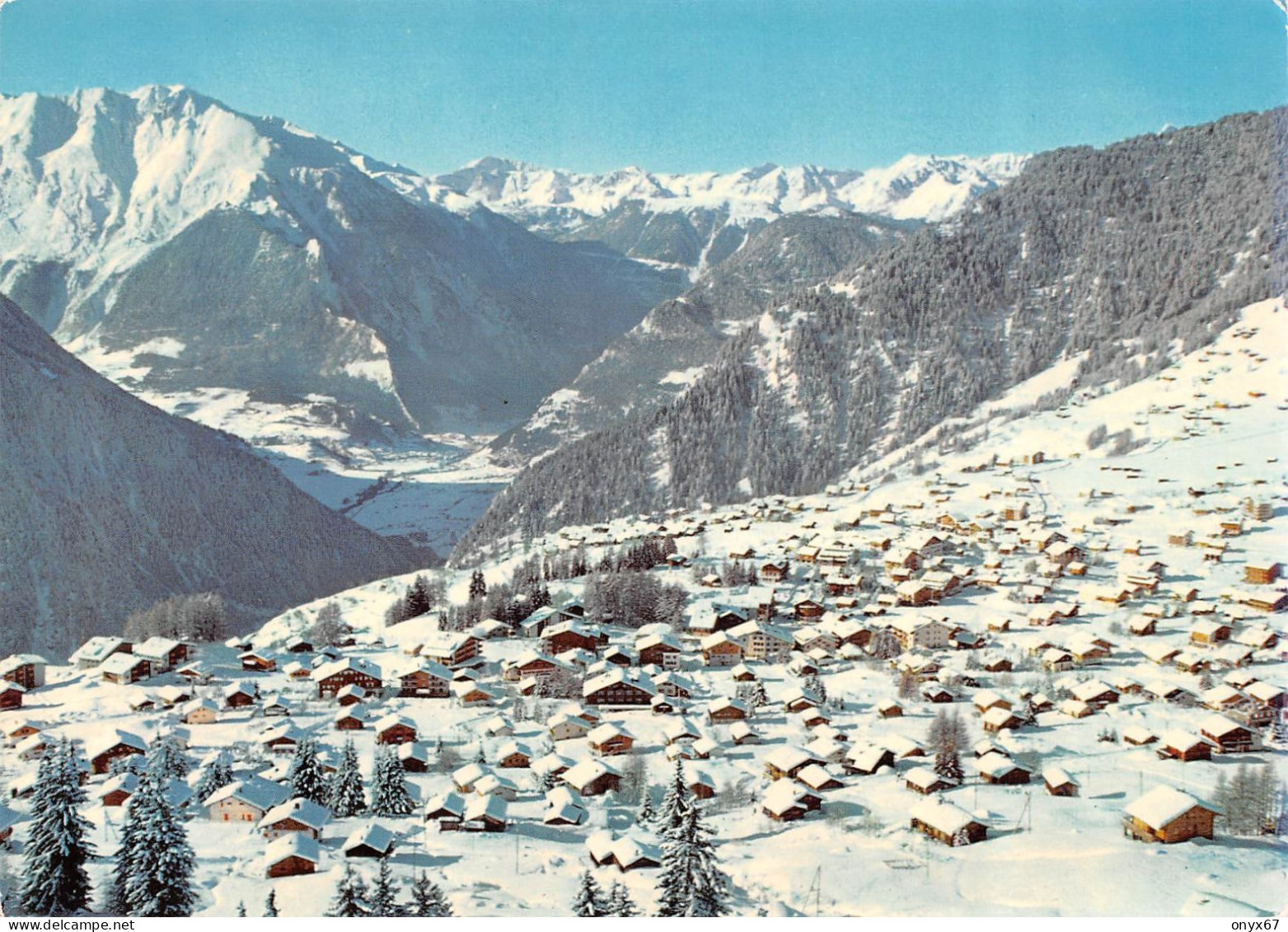 GF-VERBIER-Suisse-Schweiz-Svizzera-Valais-Vue De La Station Et Massif Du Trient-FORMAT 10 X 15 - Trient