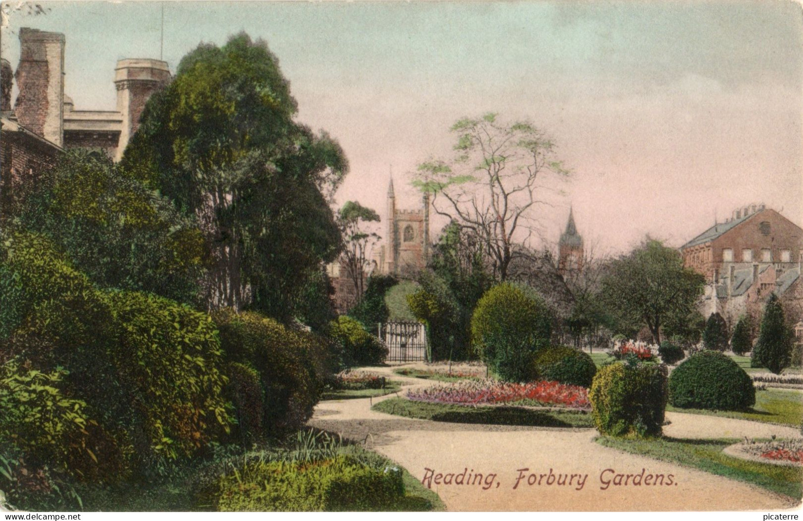 Reading, Forbury Gardens - F.Frith & Co. 37167 - Reading