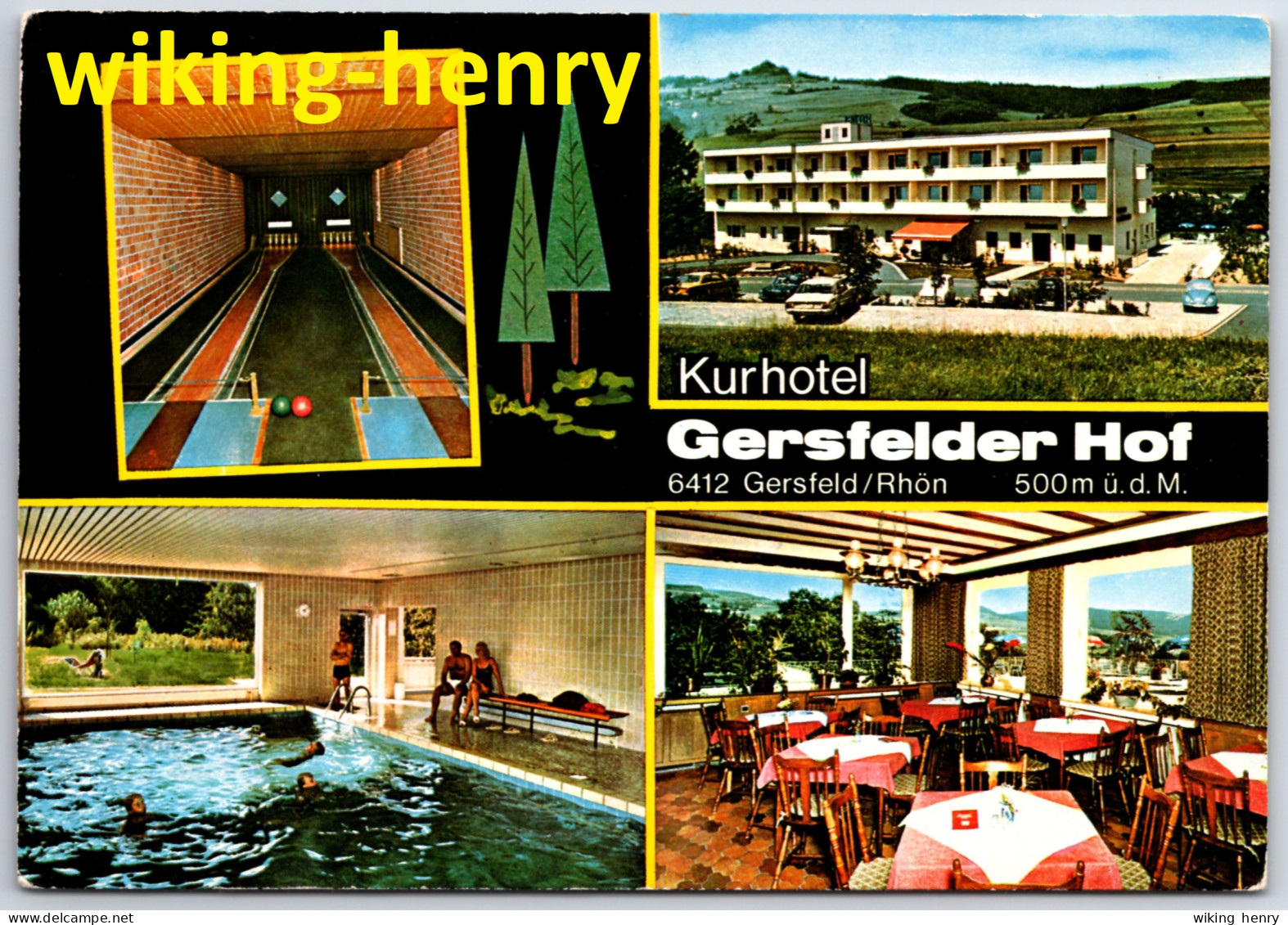 Gersfeld In Der Rhön - Kurhotel Gersfelder Hof 1   Auf Der Wacht - Mit Kegelbahn - Rhoen