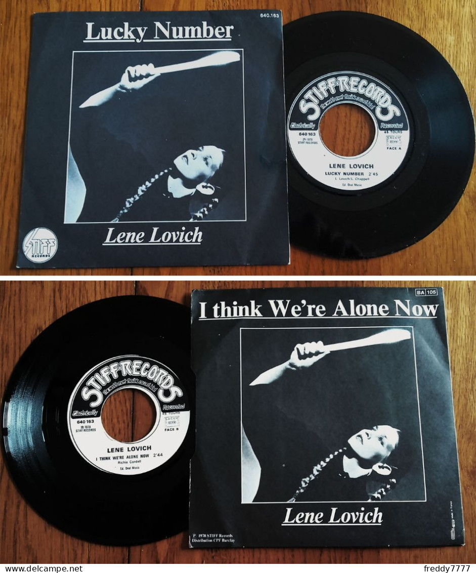 RARE French SP 45t RPM (7") LENE LOVICH «Lucky Number» (1979) - Punk