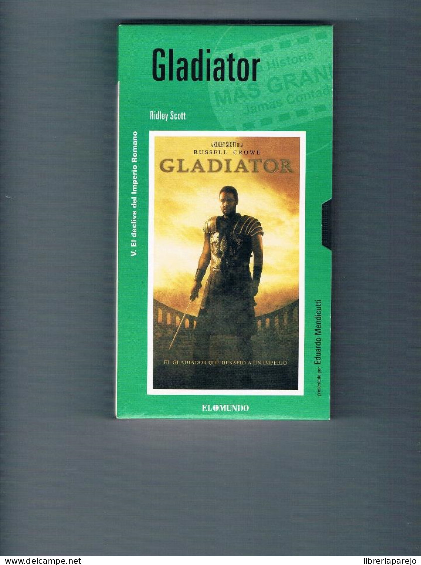 GLADIATOR VHS RIDLEY SCOTT EL MUNDO 2001 CINE AVENTURAS ** - Sonstige & Ohne Zuordnung