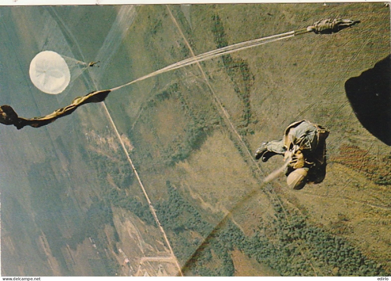 ***  PAU MILITARIA ***  Parachutistes Pau Photo  Dujardin- Neuve TTB - Parachutting