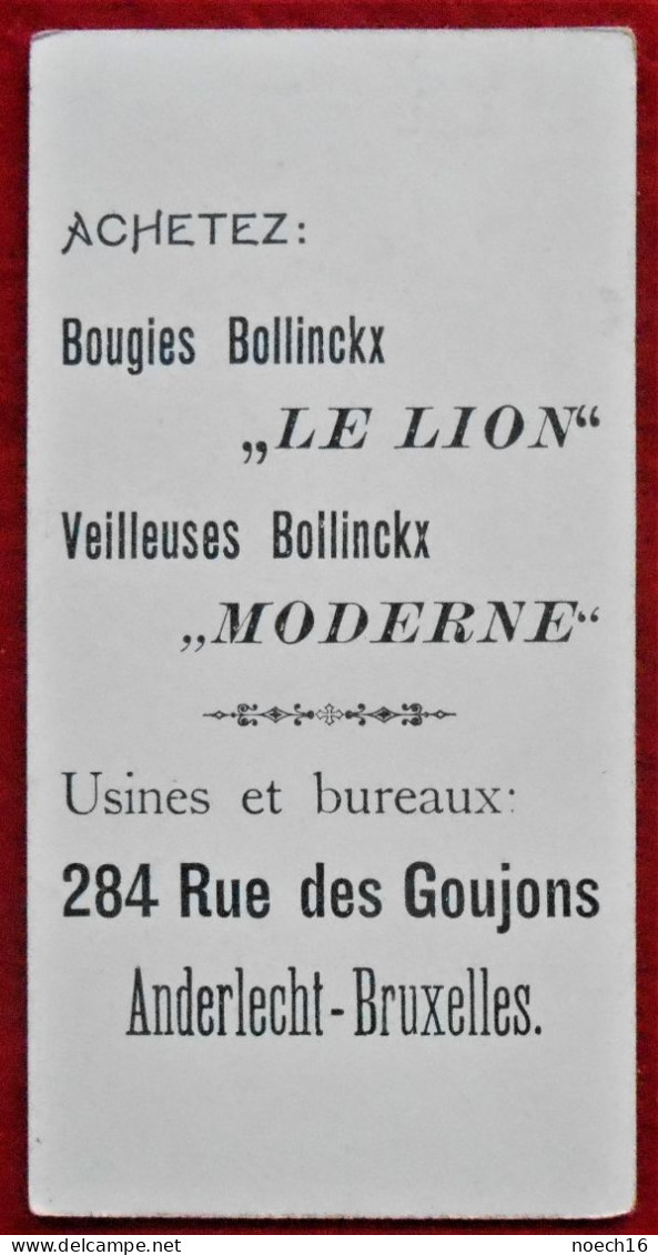 Chromo Publicité. Bougies, Veilleuses Bollinckx, Usines Et Bureaux, Rue Des Goujons, Anderlecht-Bruxelles - Other & Unclassified
