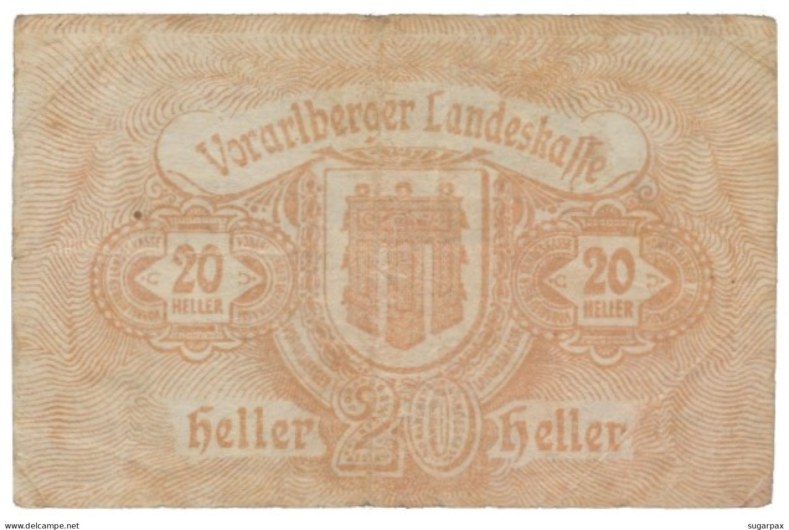 AUSTRIA - 20 Heller - 01.10.1919 - P S 146 - Vorarlberg - Autriche