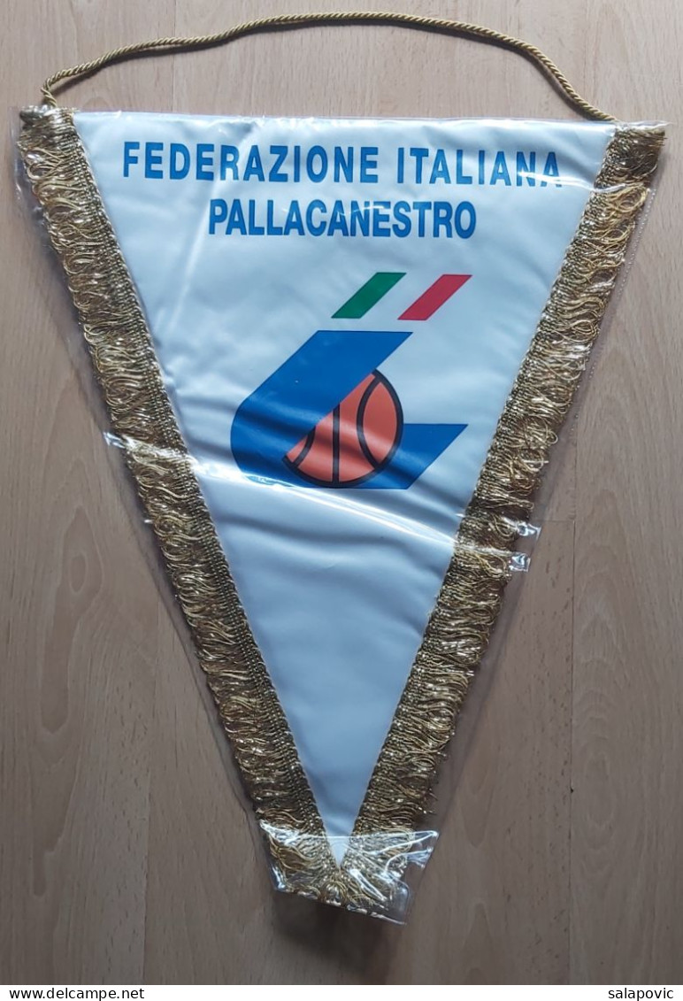 Italy - Italian Basketball Federation (Federazione Italiana Pallacanestro) PENNANT, SPORTS FLAG FLAG ZS 1 KUT - Habillement, Souvenirs & Autres