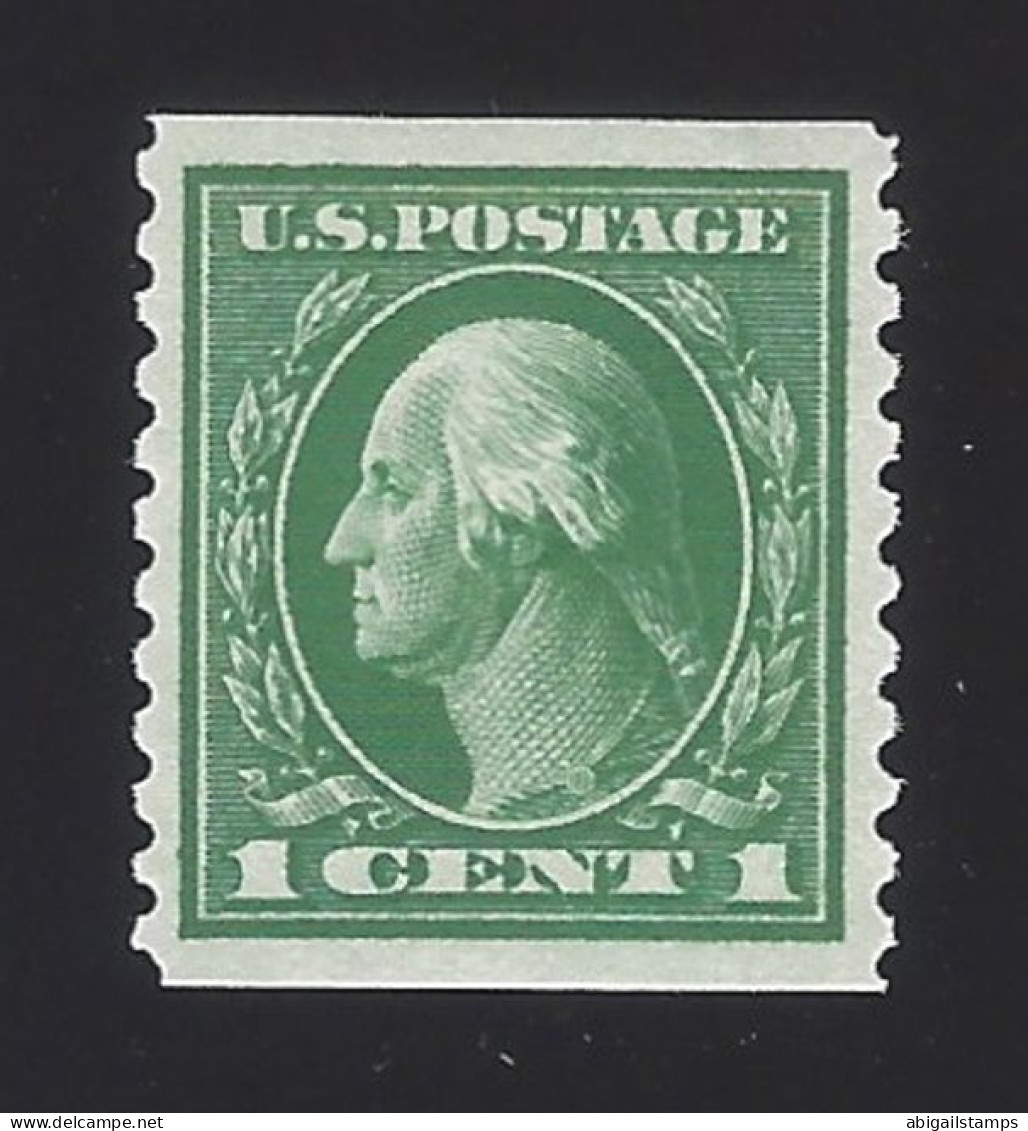 US #443 1914 Green Wmk 190 Perf 10 Vert MNH VF SCV $65 - Unused Stamps