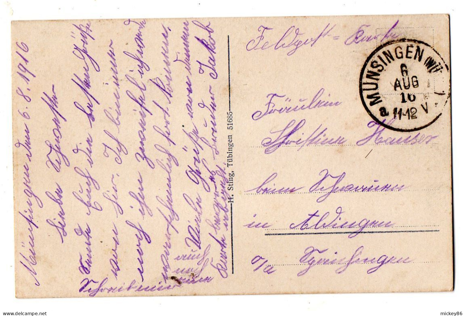 Allemagne --DRESDEN --1918--Restauration  "Onkel Toms Hutte"  ( Animée )...........beau Cachet - Dresden