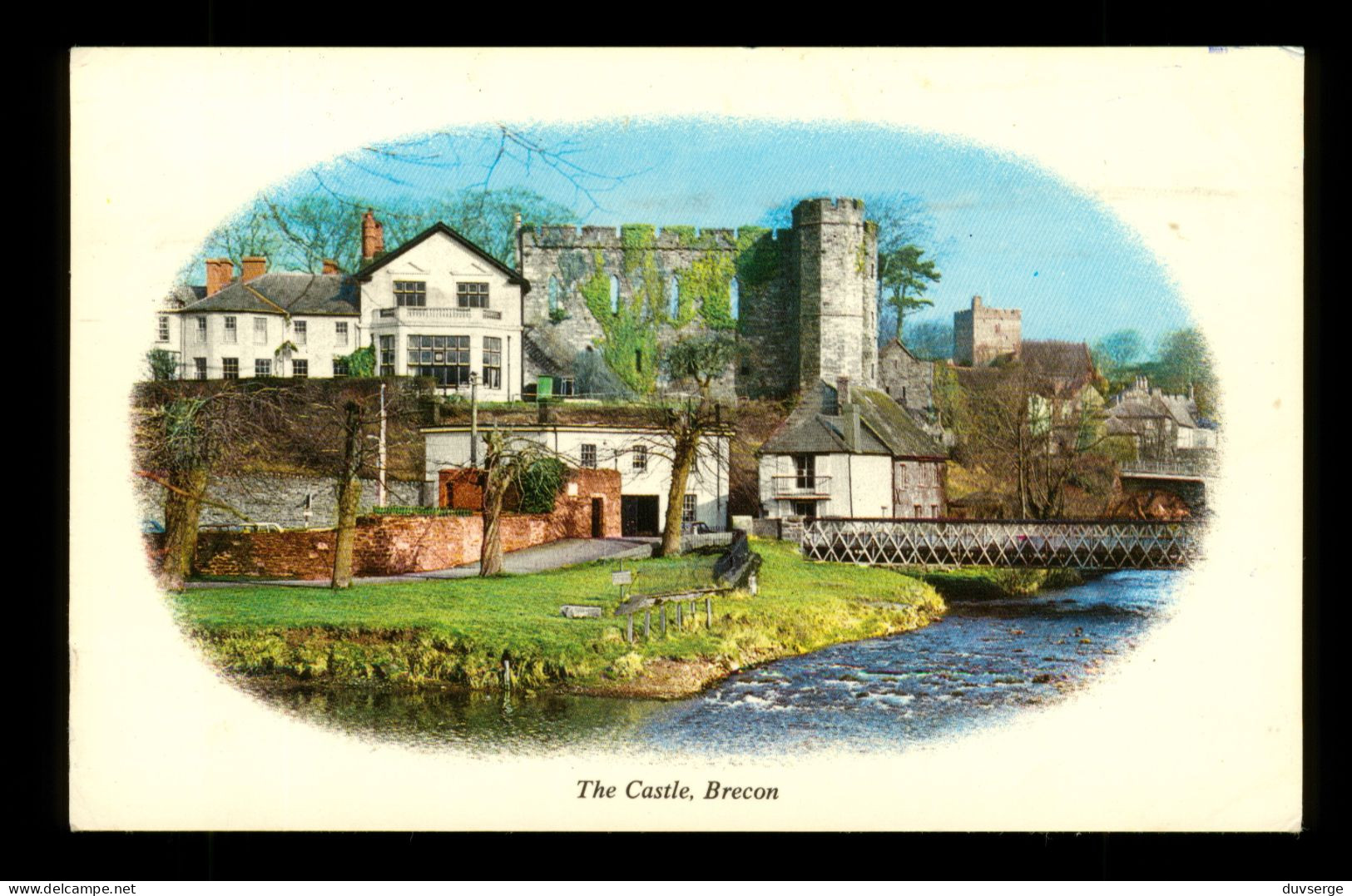 United Kingdom Wales Breconshire Brecon The Castle ( Format 9cm X 14cm ) - Breconshire