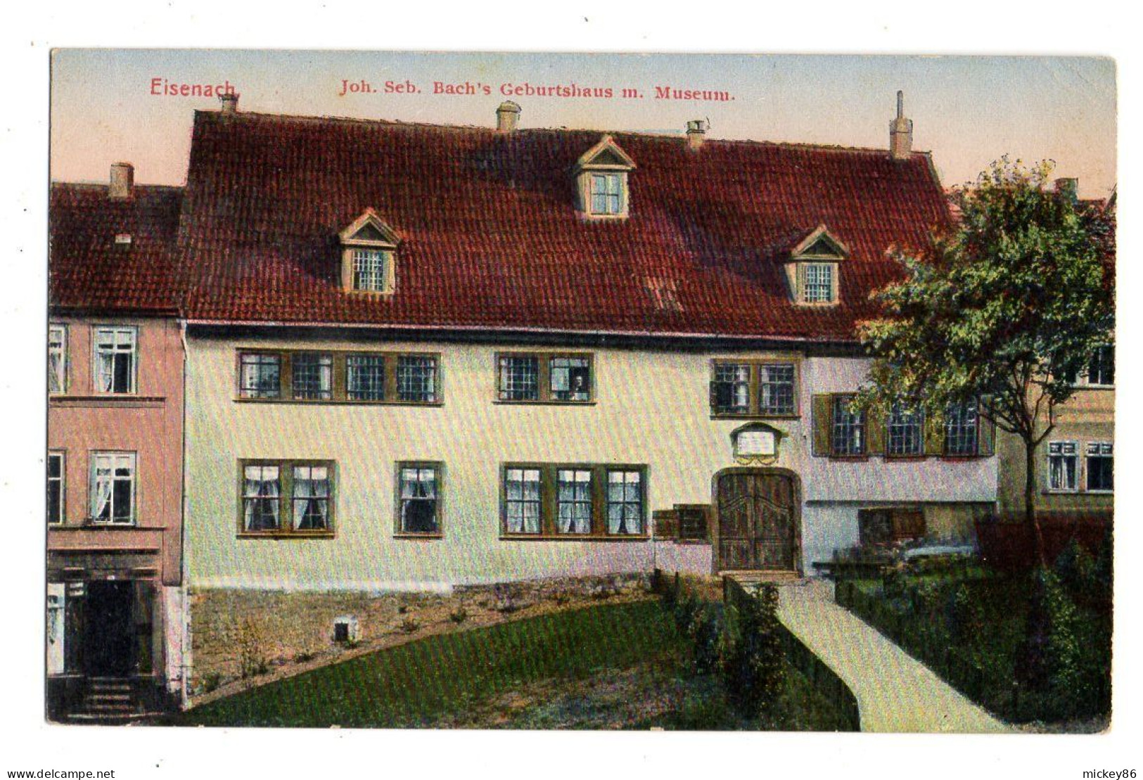 Allemagne --EISENACH --Jon. Seb BACH 's Geburtshaus .m. Museum - Eisenach