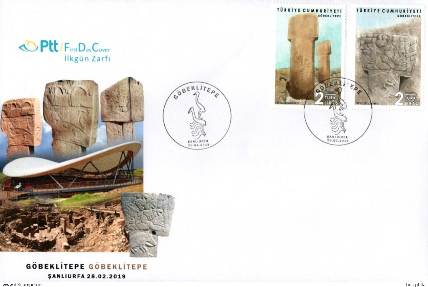 Turkey, Türkei - 2019 - Göbeklitepe In Sanliurfa - FDC - Brieven En Documenten