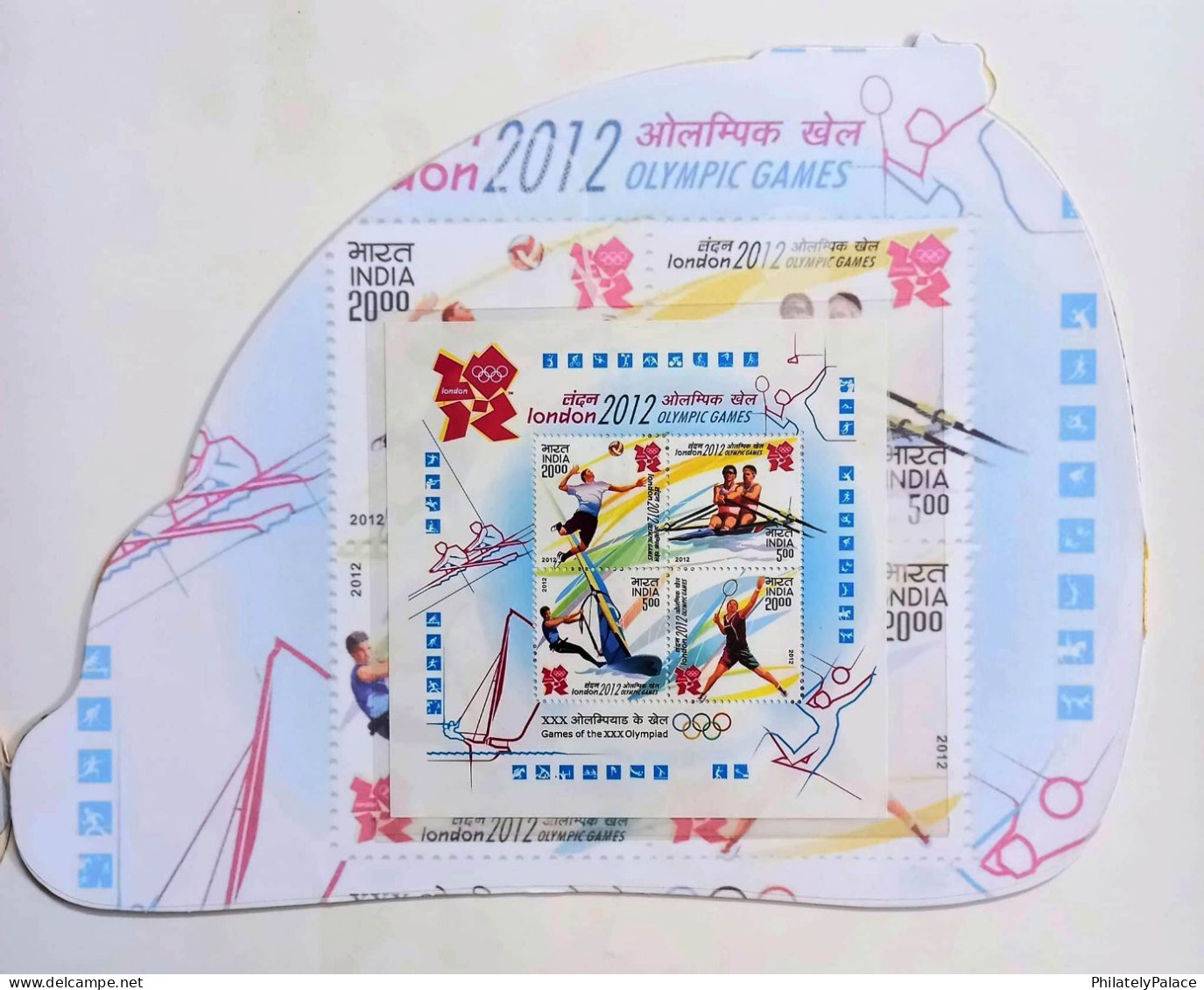 Hockey,Turtle,Olympics,Commonwealth, Badminton, Wrestling, Gun, Presentation Pack, 4 MS MNH India 2020 (**) Inde Indien - Hockey (Field)