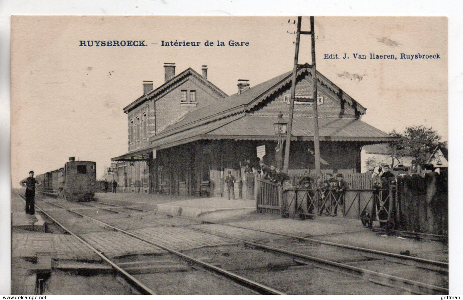 RUYSBROECK - RUISBROEK ( Sint Pieters Leeuw ) INTERIEUR DE LA GARE TBE - Sint-Pieters-Leeuw