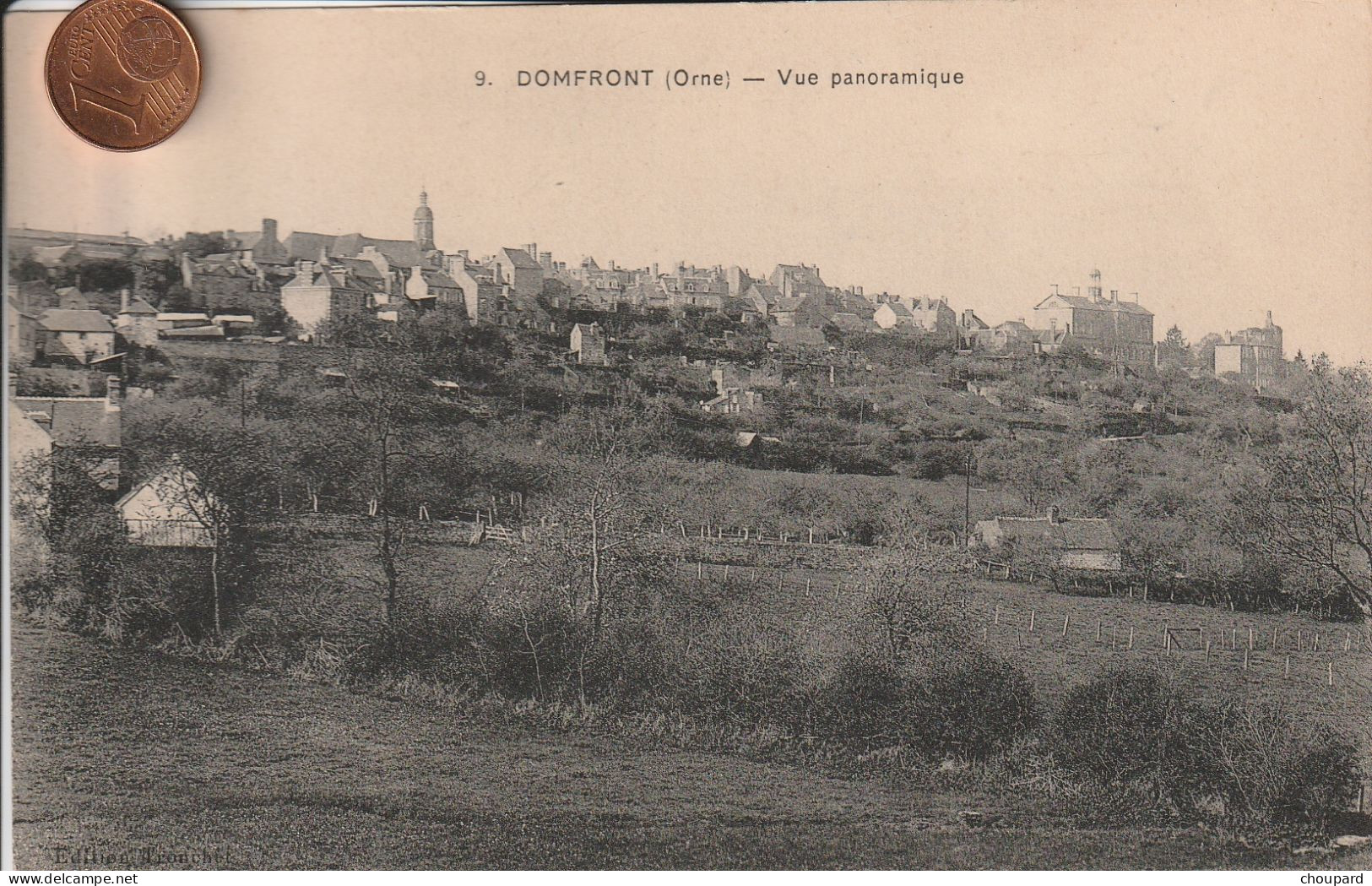 61 -  Carte Postale Ancienne  De DOMFRONT Vue Panoramique - Domfront