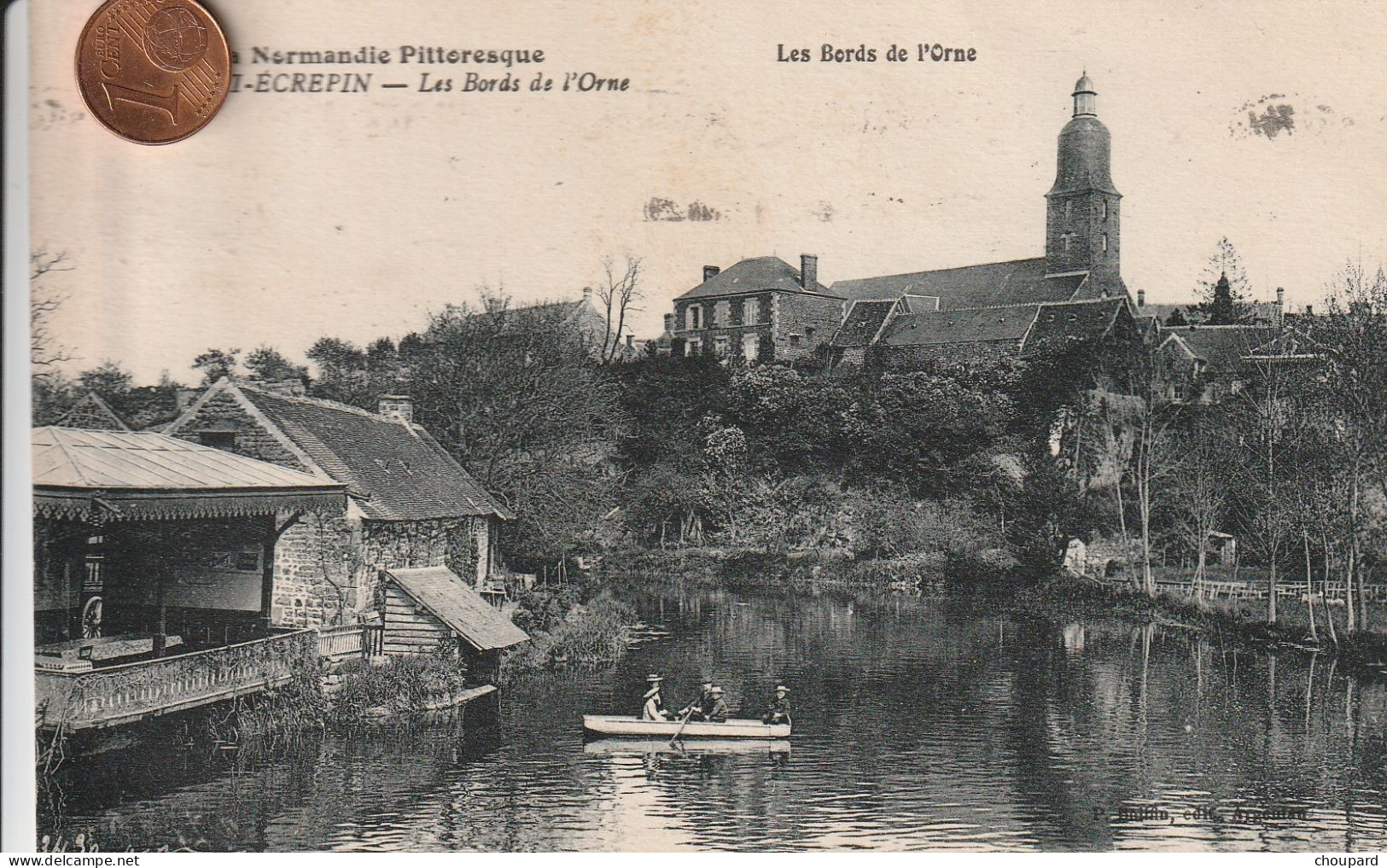 61 -  Carte Postale Ancienne  De  PONT ECREPIN   Les Bords De L'Orne - Pont Ecrepin