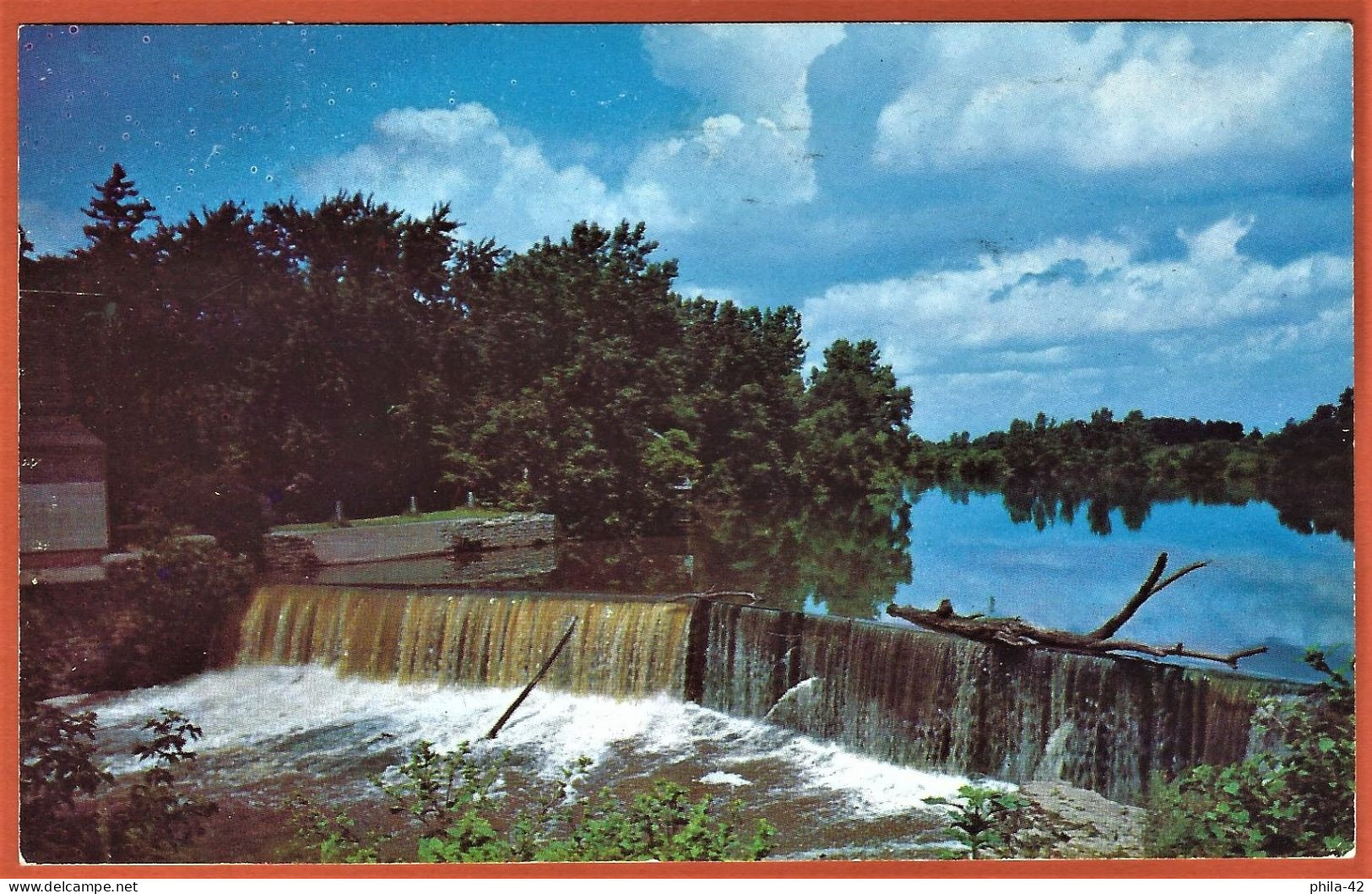 Etats-Unis : Wisconsin - Racine : Barrage Du Vieux Moulin - Carte Utilisée 1965 - Racine