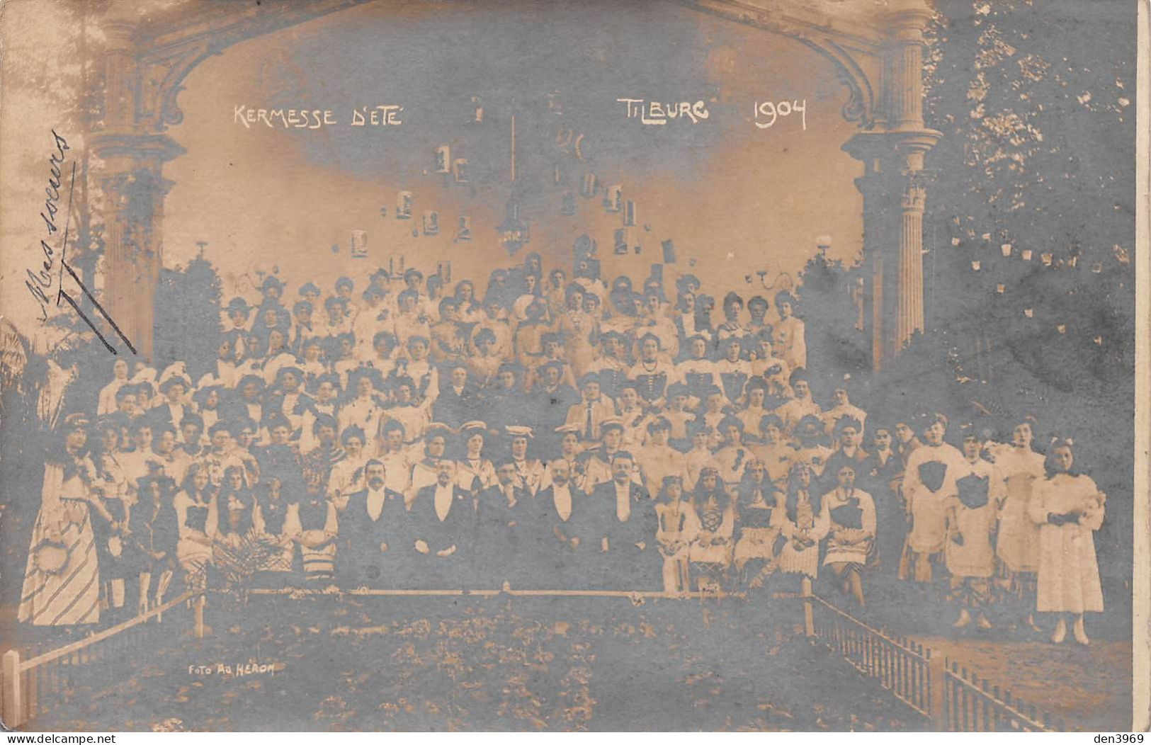 Pays-Bas - TILBURG - Kermesse D'été 1904 - Carte-Photo Au Héron, Voyagé 1904 (voir Les 2 Scans) - Tilburg