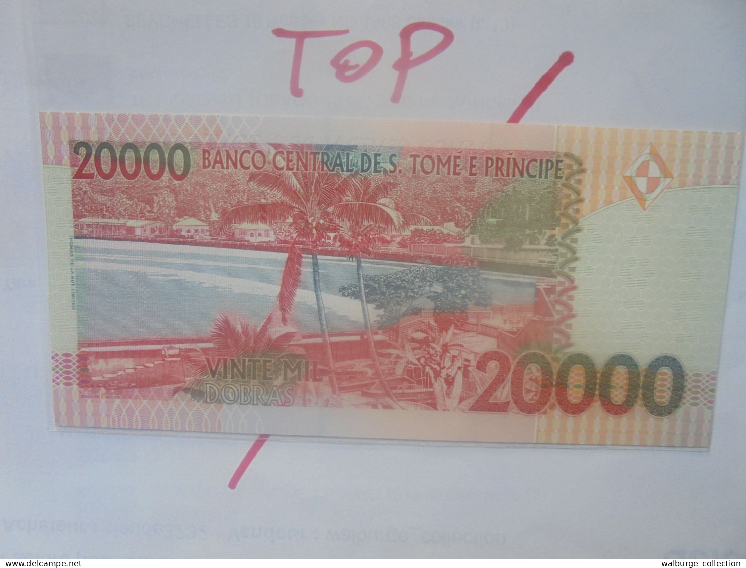 SAO TOME-PRINCIPE 20.000 DOBRAS 2010 Neuf/UNC (B.29) - San Tomé Y Príncipe