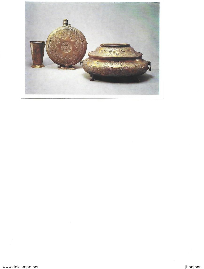 Postcard Unused -  Soup Bowl, Flask, Foot - Objets D'art