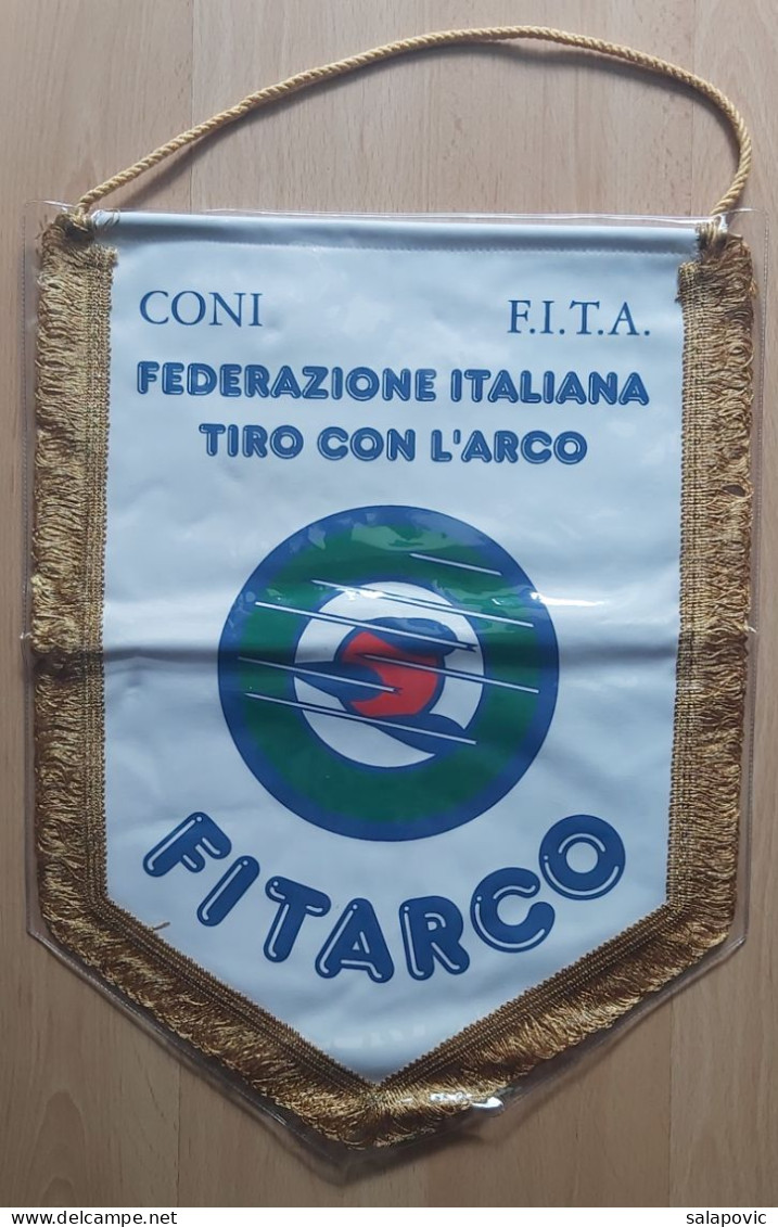 FITArco - Federazione Italiana Di Tiro Con L'Arco Italy Shooting Archery Federation   PENNANT, SPORTS FLAG FLAG ZS 1 KUT - Boogschieten