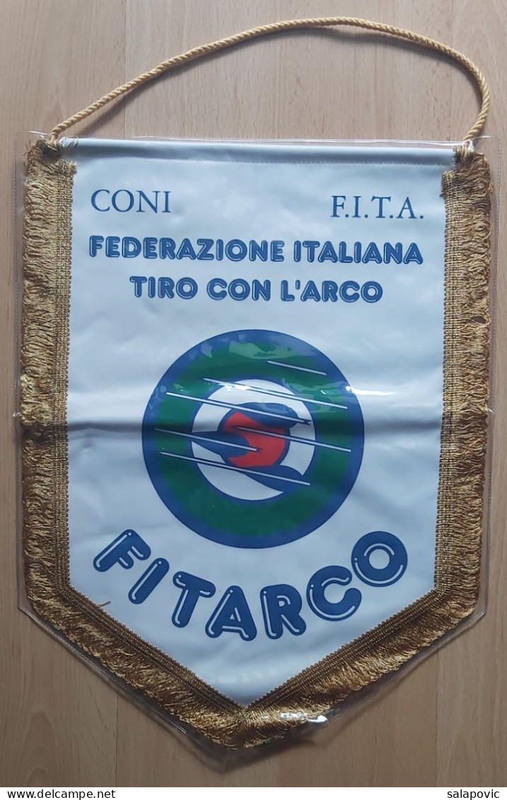 FITArco - Federazione Italiana Di Tiro Con L'Arco Italy Shooting Archery Federation   PENNANT, SPORTS FLAG FLAG ZS 1 KUT - Tir à L'Arc