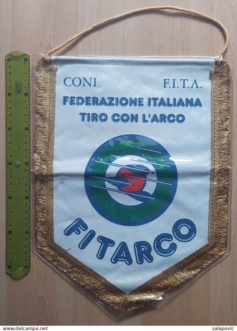 FITArco - Federazione Italiana Di Tiro Con L'Arco Italy Shooting Archery Federation   PENNANT, SPORTS FLAG FLAG ZS 1 KUT - Bogenschiessen