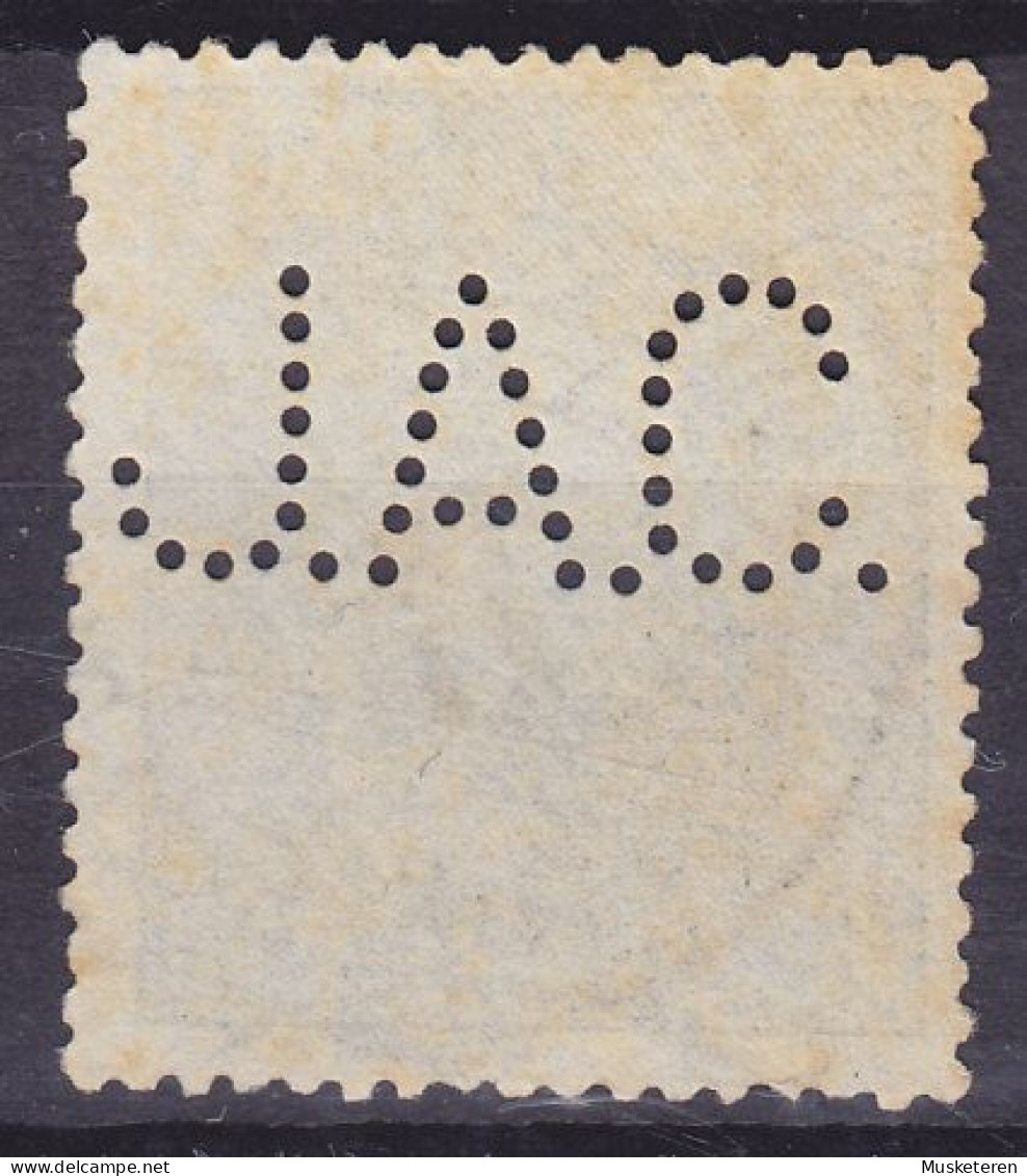 Belgium Perfin Perforé Lochung 'J.A.C.' 1936 Mi. 426x, 1.75 Fr. Leopold III. (2 Scans) - 1934-51