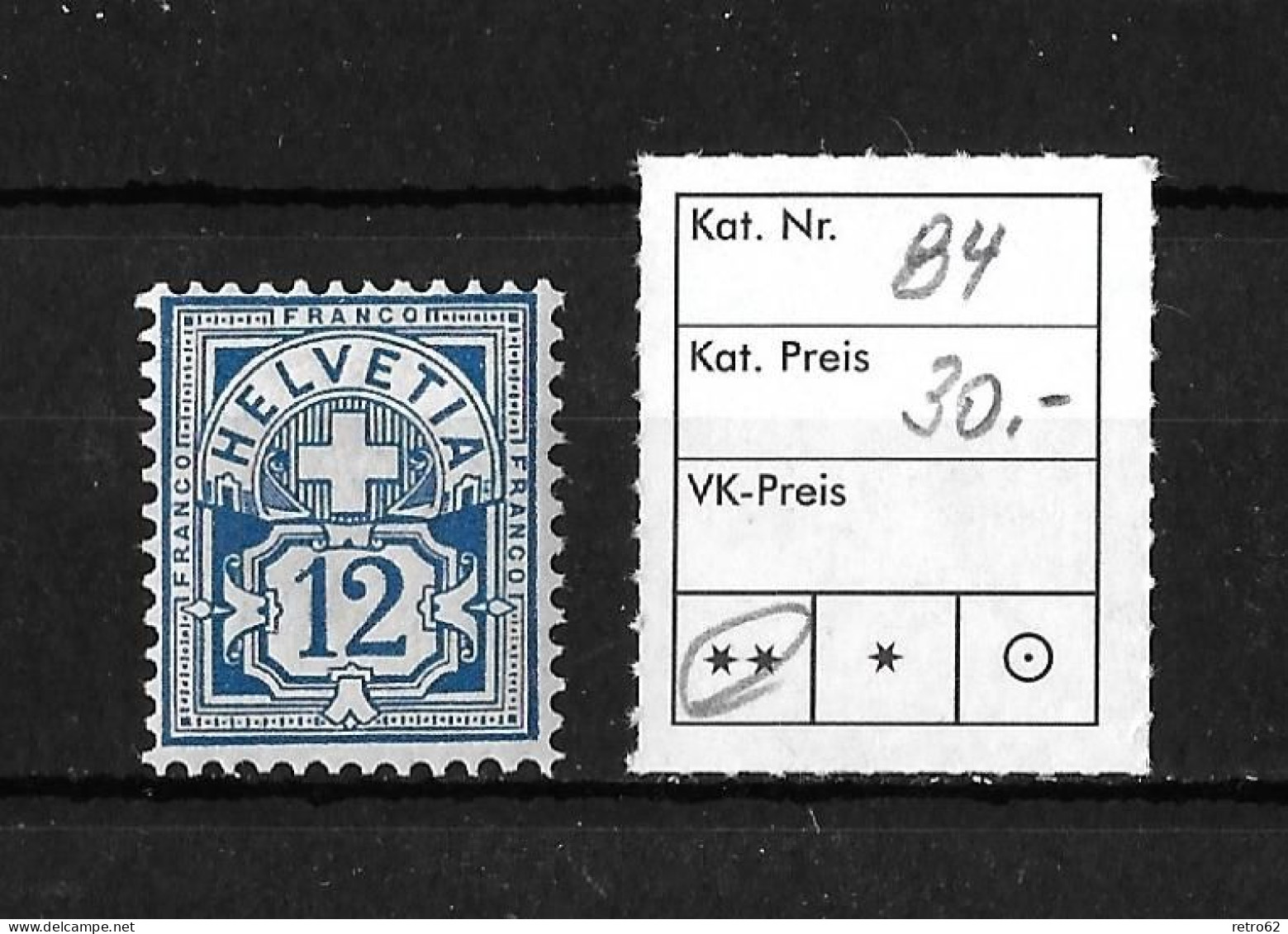 1906  ZIFFERMUSTER  Faserpapier Mit Wasserzeichen    ►SBK-84**◄ - Unused Stamps
