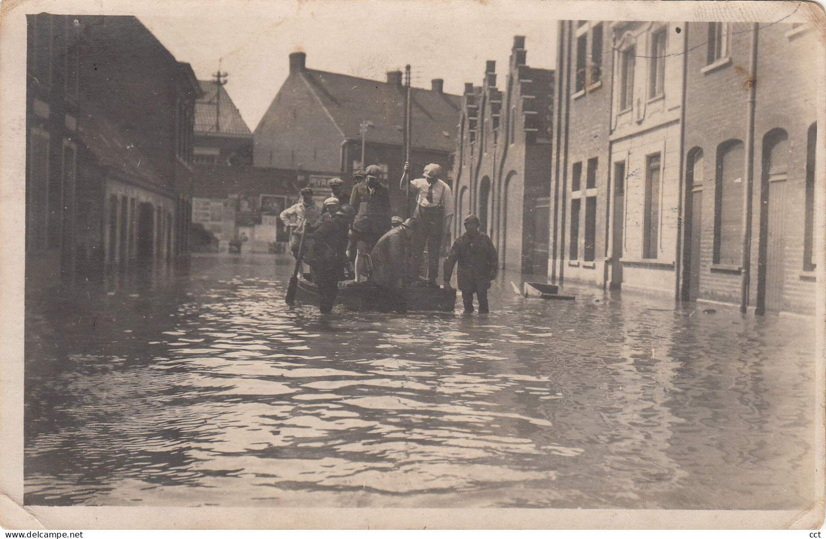 Roeselare   FOTOKAART  Overstroming 1925 - Röselare