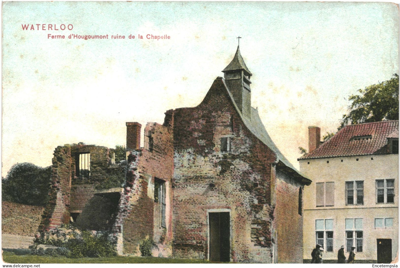 CPA Carte Postale Belgique Waterloo Ferme De Hougoumont Ruines De La Chapelle VM65509 - Waterloo