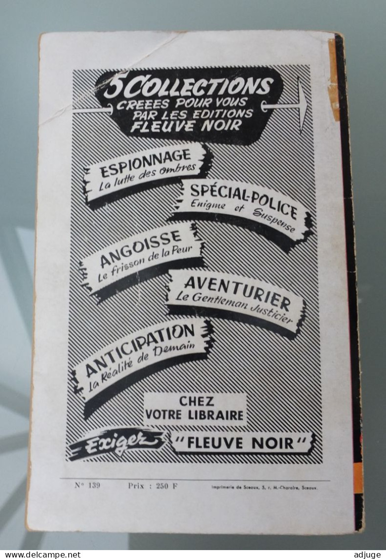 F. Richard BESSIÈRE *" Ceux De Demain"- Fleuve Noir ANTICIPATION  "FUSÉE" - N°139 _ EO 1959_  Cf "scanns ** - Fleuve Noir