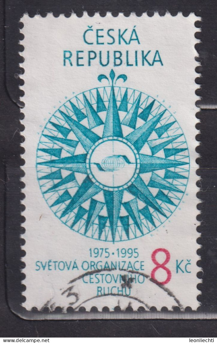 1995 Tschechische Republik Mi:CZ 61, Sn:CZ 2939, Yt:CZ 60, 20th Anniversary Of World Tourism Organization - Gebruikt