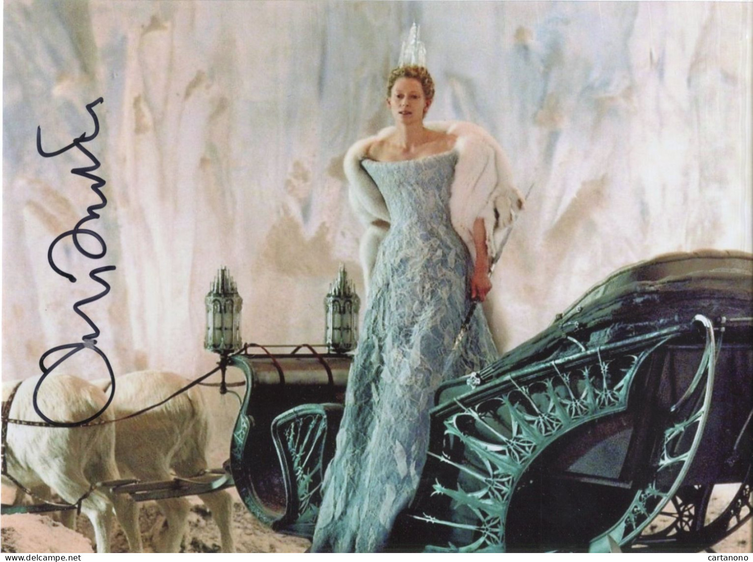 TILDA SWINTON [Le Monde De Narnia]  - Signature Autographe Sur Photo - Schauspieler Und Komiker