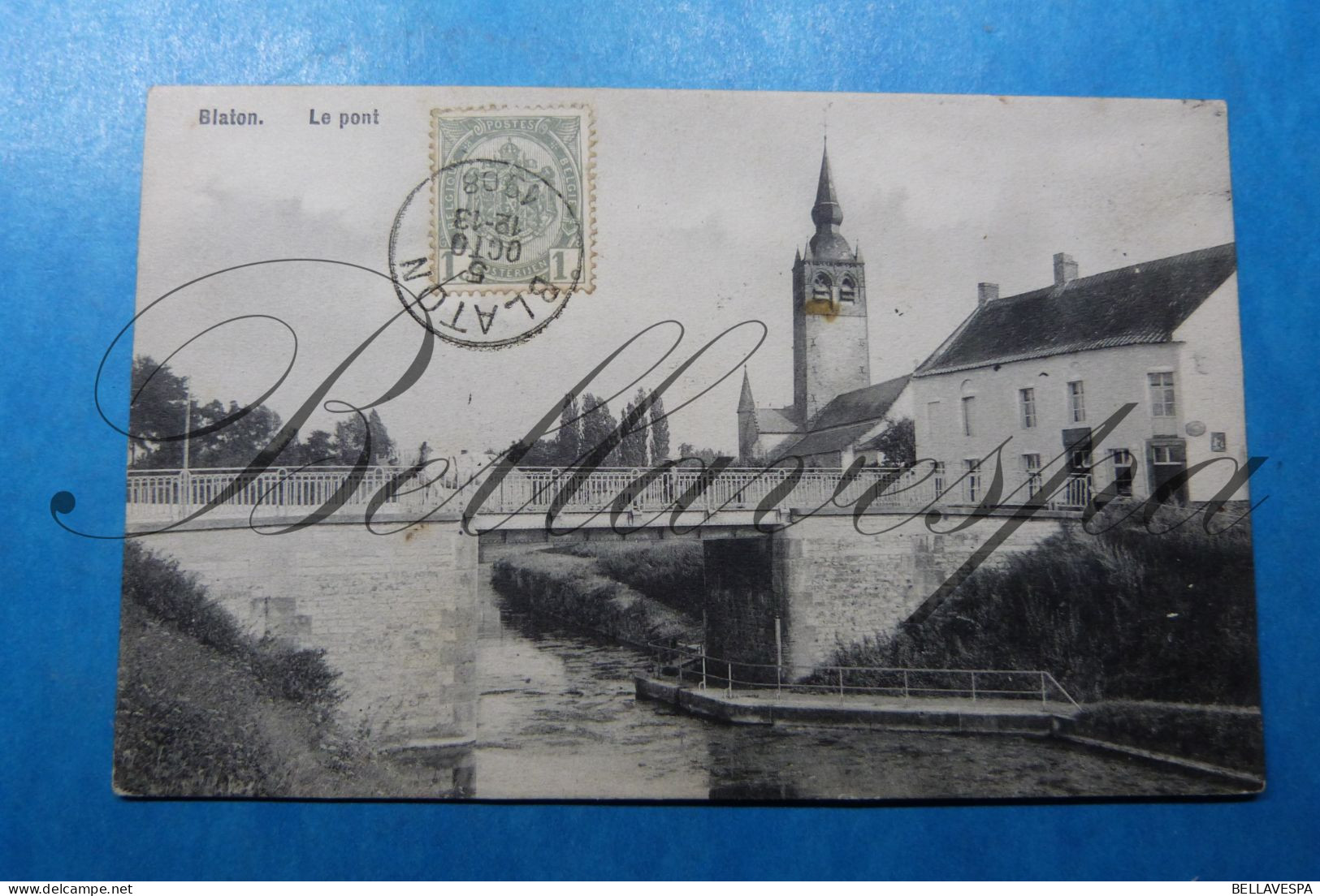 Blaton Le Pont Brug Kanaal Canal 1908 - Bernissart