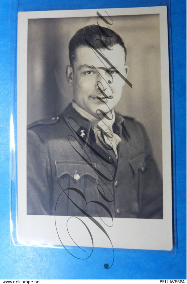 Soldat Belge De Guerre ? Carte Photo Voigtländer 10-08-1943  40-45 - Guerre 1939-45