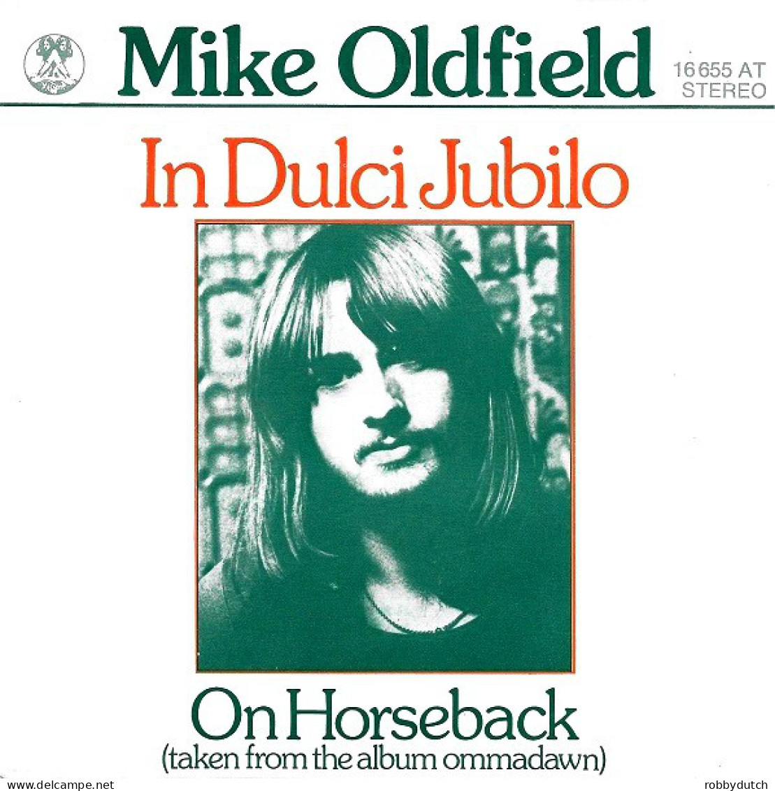 * 7" * MIKE OLDFIELD - IN DULCI JUBILO (Holland 1975) - Country En Folk