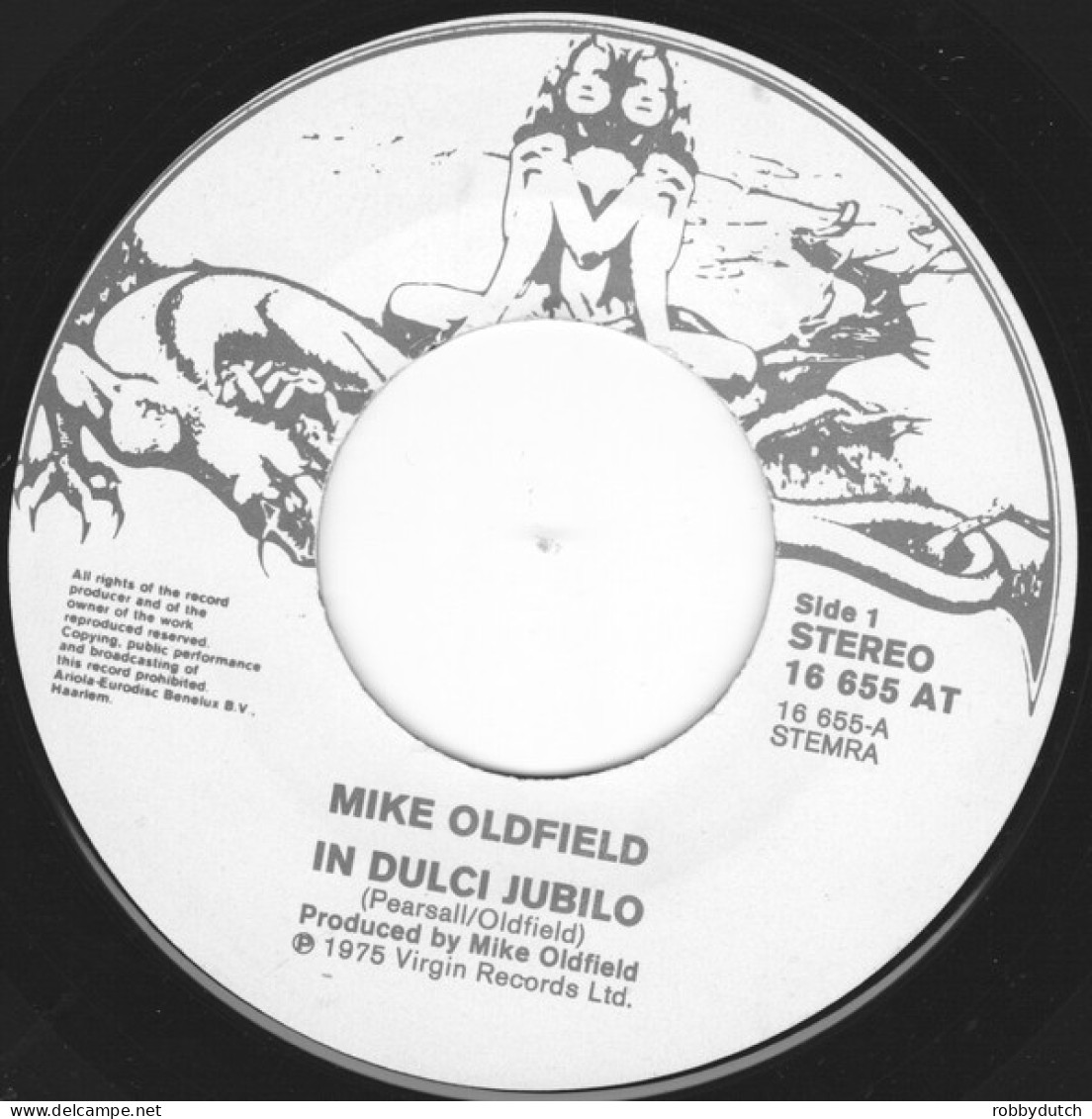 * 7" * MIKE OLDFIELD - IN DULCI JUBILO (Holland 1975) - Country & Folk