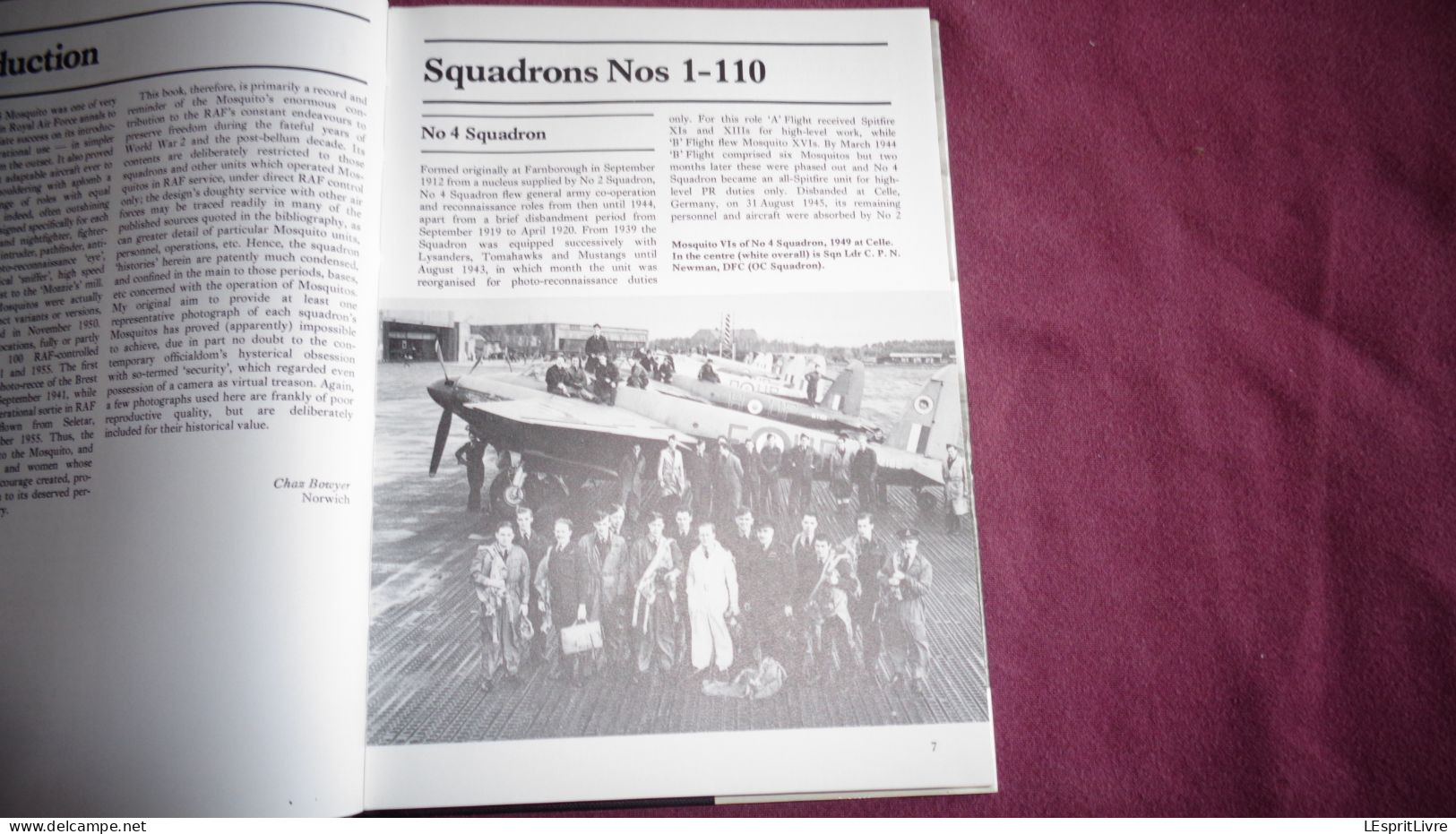 MOSQUITO Squadrons Of The Royal Air Force Aviation RAF Markings Guerre 40 45 WW II Aircraft Avion De Havilland Squadron - Guerra 1939-45