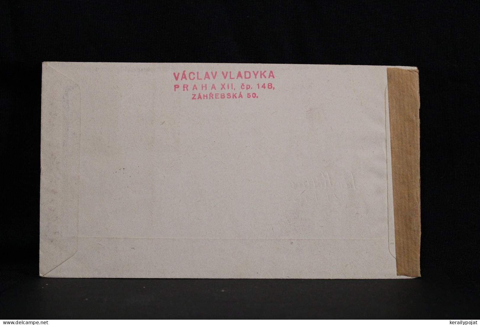 Czechoslovakia 1952 Censored Air Mail Cover To Austria__(6690) - Luchtpost