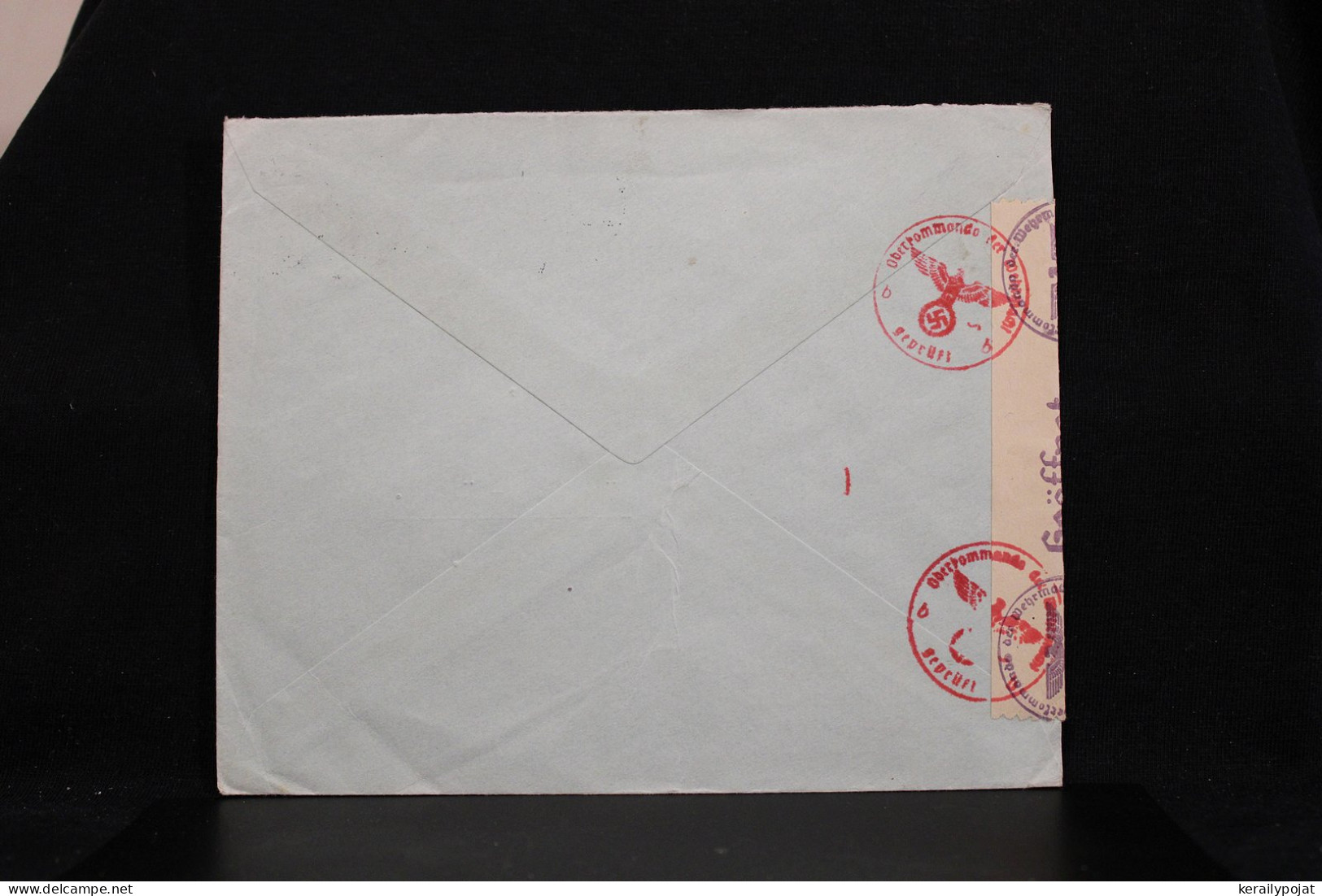 Denmark 1940's Censored Air Mail Cover To Switzerland__(8214) - Poste Aérienne