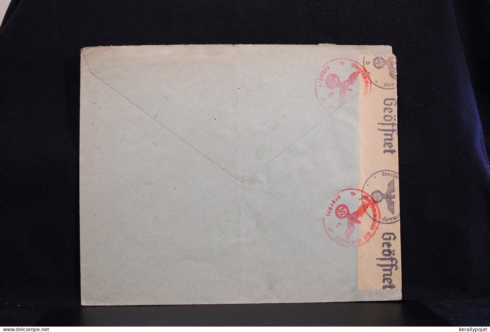 Denmark 1942 Köbenhavn Censored Air Mail Cover To Nurnberg Germany__(8128) - Poste Aérienne