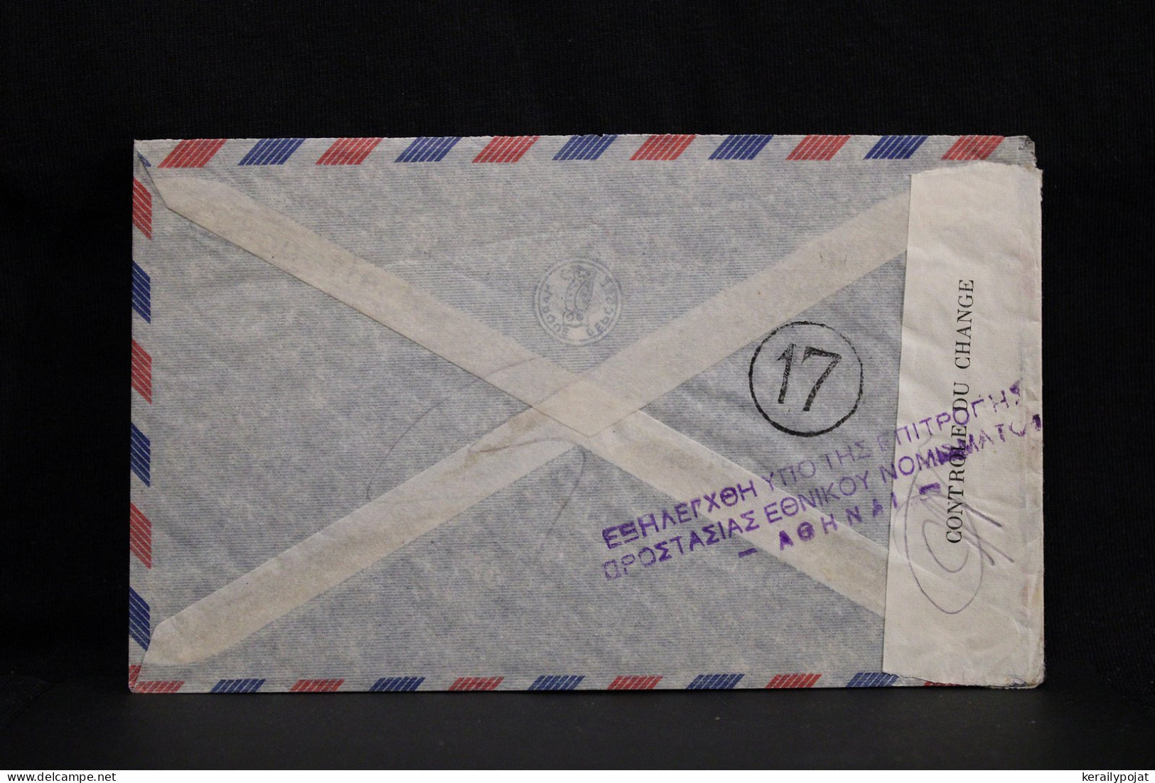 Greece 1940's Censored Air Mail Cover To Germany__(6836) - Covers & Documents