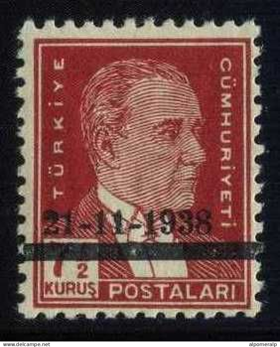 Türkiye 1938 Mi 1044 MH Atatürk Mourning - Oblitérés