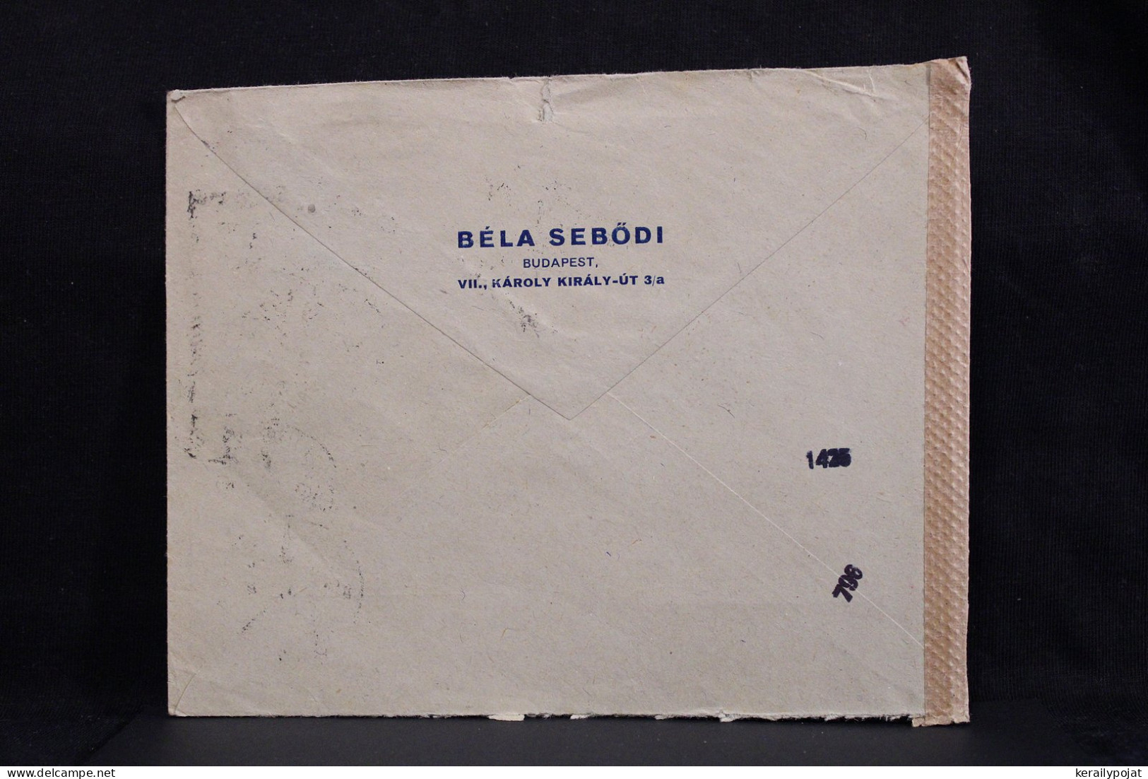 Hungary 1943 Budapest Censored Air Mail Cover To Germany__(6220) - Briefe U. Dokumente